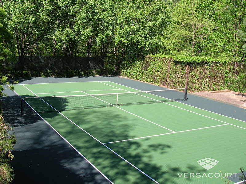 A modular tennis court